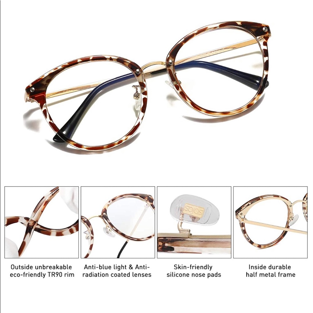 Leopard Print Anti Blue Light